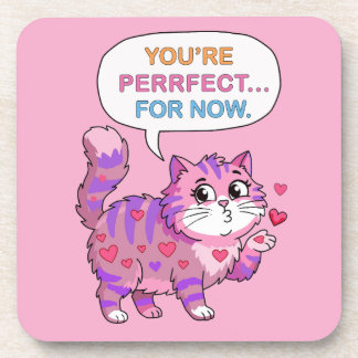 Lovely cat bier onderzetter