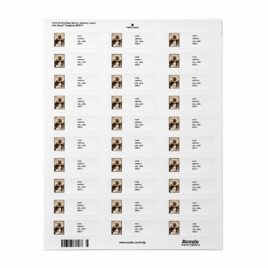 Lovely Chimp in Gown Etiket (Full Sheet)