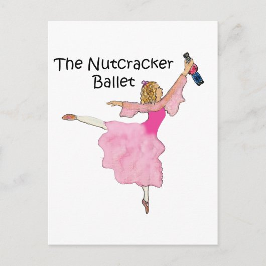 Lovely Clara en haar Nutcracker Briefkaart (Voorkant)