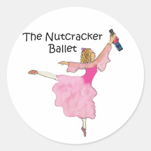 Lovely Clara en haar Nutcracker Ronde Sticker