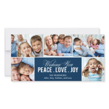 Lovely Collage Holiday Carte photo