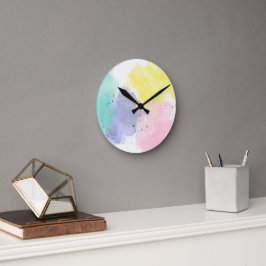 Lovely Colors With a Gentle Touch   Ronde Klok