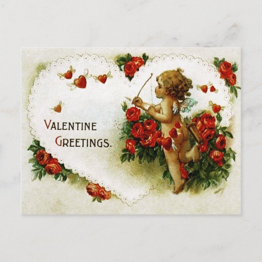 Lovely Cupid Briefkaart (Voorkant)