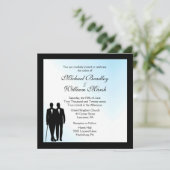 Lovely Day Gay Faire-part de mariage (Debout devant)