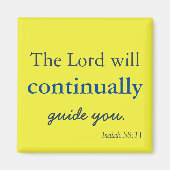 Lovely Dieu sera avec vous Magnet (Devant)