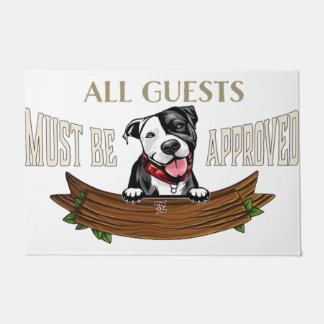 Lovely Dog Smiling Mat, Dog Ereders Cadeau Deurmat