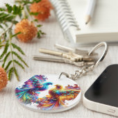 Lovely Doves Love Sleutelhanger (Voorkant Rechts)