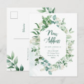Lovely Eucalyptus | Geometrische bewegende aankond Briefkaart (Voorkant / Achterkant)