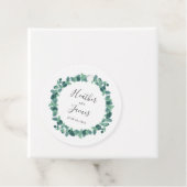 Lovely Eucalyptus Wedding Bedankjes Labels (In situ)