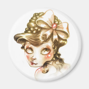Lovely face magneet