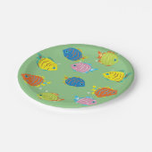 Lovely Fishes Papieren Bordje (Gekanteld)