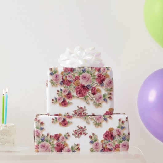 Lovely Floral Cadeaupapier (Feestgeschenken)
