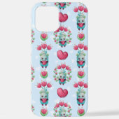 Lovely Floral Mason Jar Hearts Pattern iPhone Hoesje (Achterkant)