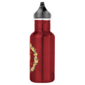 Lovely Floral Wreath Waterfles (Rechts)