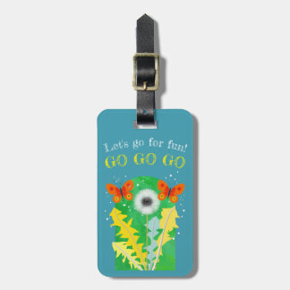 lovely flower tag -dandelion-ラゲッジタグ bagagelabel