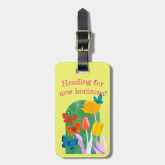 lovely flower tag -tulip- bagagelabel