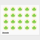 Lovely Frog Ronde Sticker (Vel)