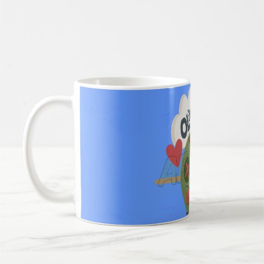 Lovely Funny boire du texte Mug (Gauche)