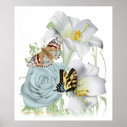 Lovely Garden Scene poster (Voorkant)