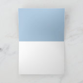 Lovely Ghost Halloween Baby shower Carte de remerc (Intérieur)