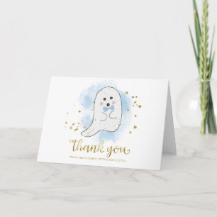 Lovely Ghost Halloween Baby shower Carte de remerc