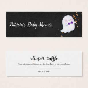 Lovely Ghost Halloween Baby shower Déchets Raffle