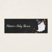 Lovely Ghost Halloween Baby shower Déchets Raffle (Devant)