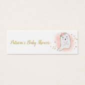 Lovely Ghost Halloween Baby shower Déchets Raffle (Devant)