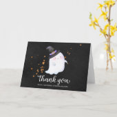 Lovely Ghost Halloween Baby shower - Hartelijk dan Kaart (Gele Bloem)