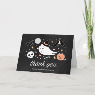 Lovely Ghost Halloween Baby shower - Hartelijk dan Kaart