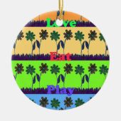 Lovely Girly Hakuna Matata kleuren Gifts.png Keramisch Ornament (Voorkant)