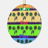 Lovely Girly Hakuna Matata kleuren Gifts.png Keramisch Ornament (Links)