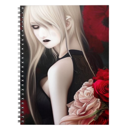 Lovely Gothic Elf Girl Notitieboek (Voorkant)