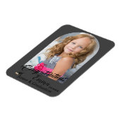 Lovely Grey Gefeliciteerd JK Afstuderen Foto Magneet (Linkerzijde)