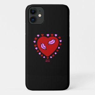 Lovely Heart Kisses Apple iPhone 11 Hoesje