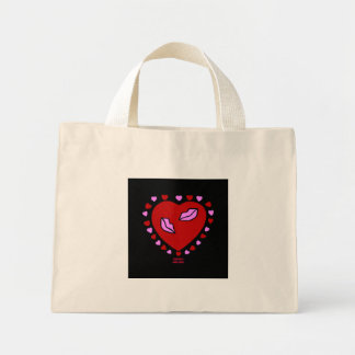 Lovely Heart Kisses Tiny Tas