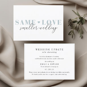 Lovely Heart Mariage Downsize Faire-part