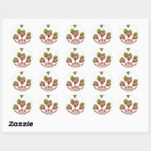 Lovely Hearts Humanitarian Day De wereld heeft lie Ronde Sticker (Vel)