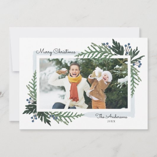 Lovely Holiday - Carte photo de Noël (Devant)