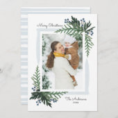 Lovely Holiday - Carte photo de Noël (Devant / Derrière)