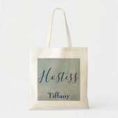 Lovely Hostess Blue Copper Tote Bag (Voorkant)
