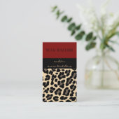 Lovely in Leopard Visitekaartje (Staand voorkant)
