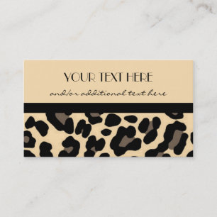 Lovely in Leopard Visitekaartje