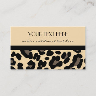 Lovely in Leopard Visitekaartje