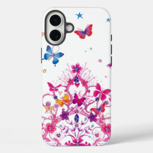 Lovely Infinity Butterfly iPhone 16 Plus Hoesje