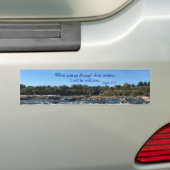 Lovely James River Bible Verse Bumpersticker (Op auto)