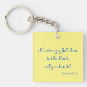Lovely Joyful Shout Sleutelhanger