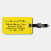 Lovely Jubble Named beano id bagagelabel (Achterkant horizontaal)