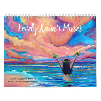 Lovely Kauai Muses Hawaiian Calendar Kalender