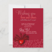 LoVeLY-kerstwensen Kaart (Achterkant)